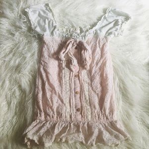 Liz Lisa Cute Kawaii Eyelet Lace Top
